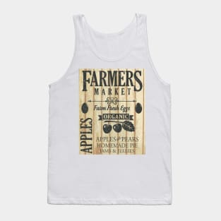 Vintage Farm market Sign #4 Tank Top